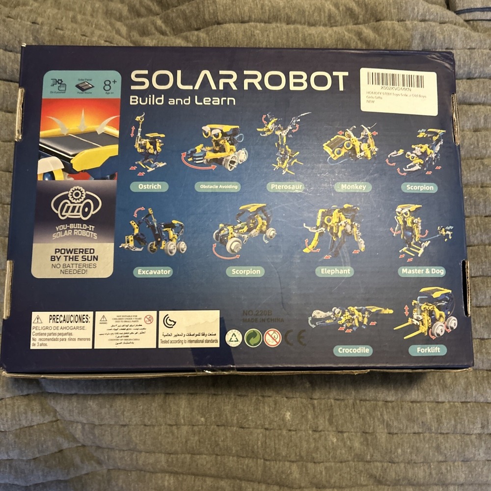 Solar Robot Build And Learn Toy STEM Brand New Sealed Box - Picture 2 of 3